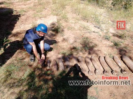 На Кіровоградщині під час земляних робіт знайшли мінометні міни (ФОТО)