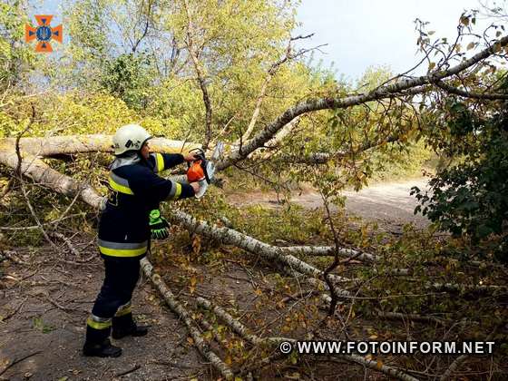Наслідки погіршення погодних умов ліквідовували на Кіровоградщині