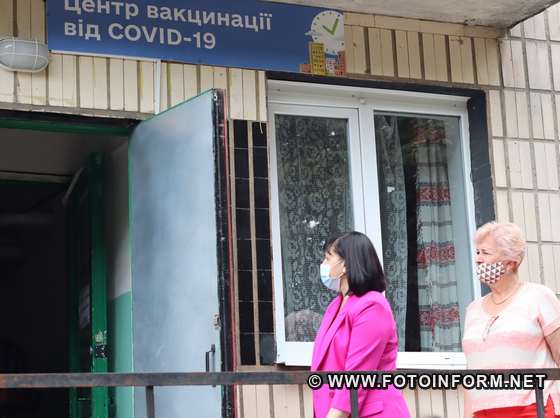 фото ігоря філіпенка, Марія Чорна, На Кіровоградщині перевіряють центри вакцинації (фоторепортаж)