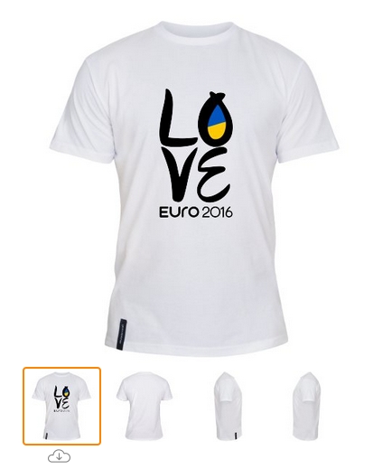 Фан-футболка сборной Украины для Евро-2016