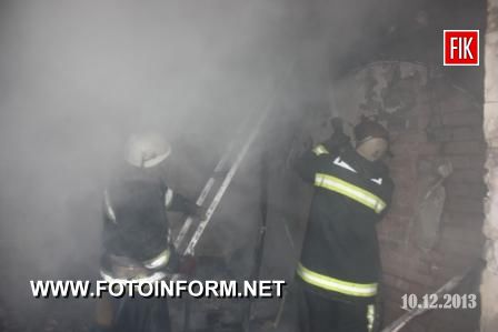 Кіровоград: перевантаження електромережі - пожежа у житловому будинку (ВІДЕО)