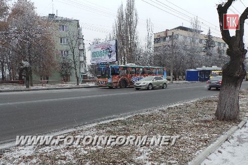 В Кировоград остановились троллейбусы (ФОТО)