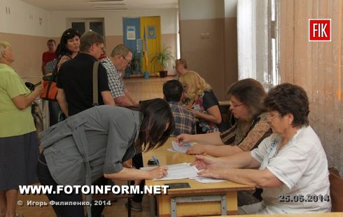 Сегодня в Кировограде проходит голосование за нового Президента Украины, сообщает FOTOINFORM