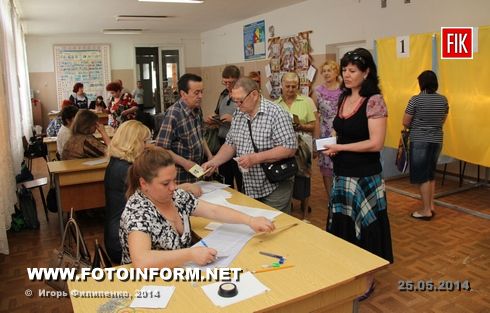 Сегодня в Кировограде проходит голосование за нового Президента Украины