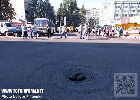 Кировоград: явная опасность на ярмарке (ФОТО)