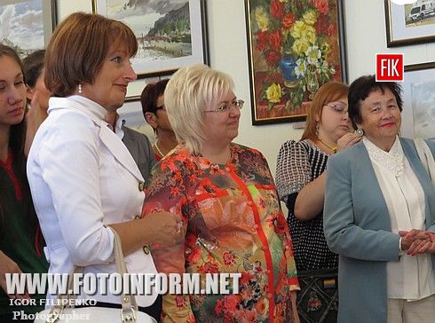 Сегодня, 15 сентября, в Кировоградской галерее «Елисаветград» состоялось открытие выставки картин «Роман с акварелью».