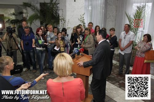 Вчера, 17 июня, Министр охраны здоровья Украины Александр Квиташвили пообщался с представителями СМИ Кировограда.