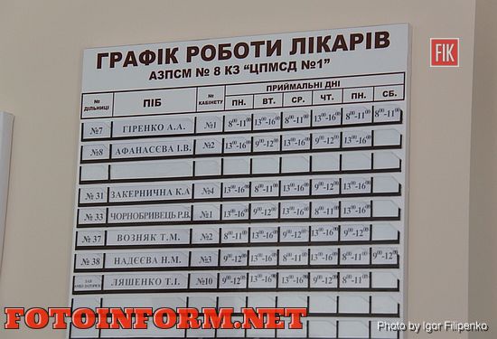В Кировограде для жителей Новониколаевки открылась новая амбулатория