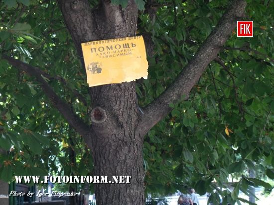 У нашому місті в останній час рекламу чіпляють де завгодно. Особливо чомусь стали полюбляти дерева. Здається це новий тренд у рекламному бізнесі.