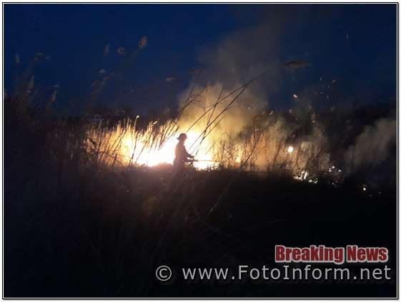 На Кіровоградщині вогнеборці загасили 17 пожеж 
