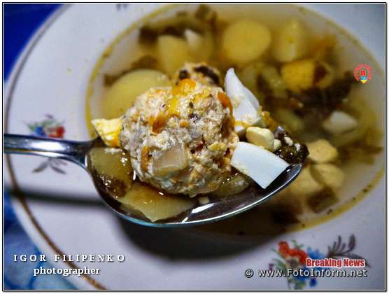 Простой рецепт, вкусного супа, с фрикадельками и щавелем , фото филипенко, кулинар с Кропивницкого