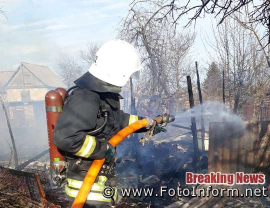 На Кіровоградщині виникло 9 пожеж