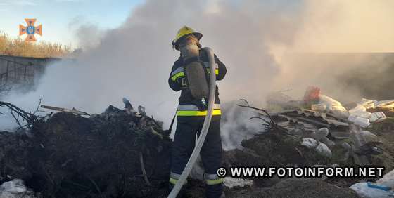 Протягом доби, що минула, пожежно-рятувальні підрозділи Кіровоградської області тричі залучались на гасіння пожеж різного характеру.