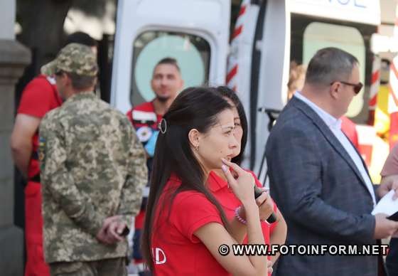 Акція з надання першої медичної допомоги відбулася у Кропивницькому, фото Ігоря філіпенка