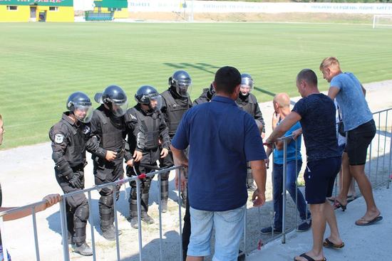 На Кіровоградщині провели навчання із забезпечення публічної безпеки під час футбольних матчів