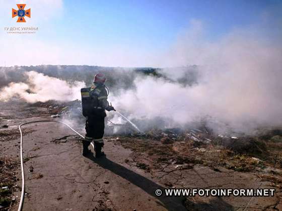 Протягом доби, що минула, підрозділи Кіровоградського гарнізону ДСНС здійснили 6 виїздів на ліквідацію пожеж в екосистемі.