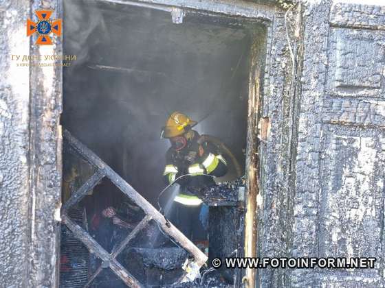 За добу, що минула, пожежно-рятувальні підрозділи Кіровоградської області загасили три пожежі різного характеру.