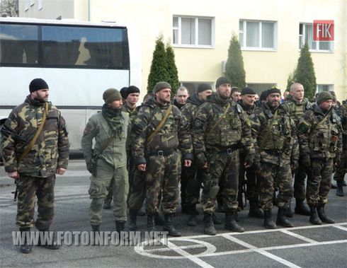 Особовий склад першої роти батальйону патрульної служби міліції особливого призначення «Кіровоград» протягом місяця ніс службу на Сході країни.