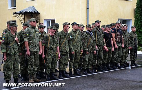 40 бійців батальйону «Кіровоград» вирушили у зону АТО (ФОТО)