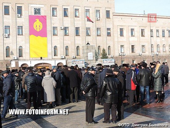 6 грудня в Кропивницькому за ініціативою пенсіонерів ОВС Кіровоградської області відбулася акція протесту за свої права.