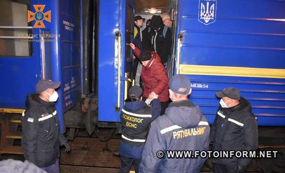Кіровоградщина продовжує приймати евакуйованих громадян з Донеччини