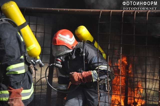 У Кропивницькому в екстремальних умовах тренувались вогнеборці (ФОТО)
