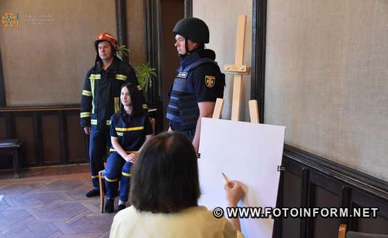 У Кропивницькому рятувальники взяли участь у мистецькому проєкті (ФОТО)