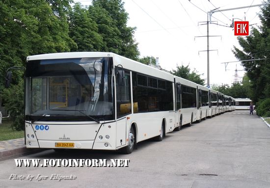парк КП «Електротранс» поповнився новими автобусам