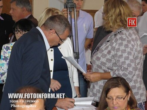 Сегодня, 22 сентября, в Кировоградском горсовете состоялась 52 сессия.