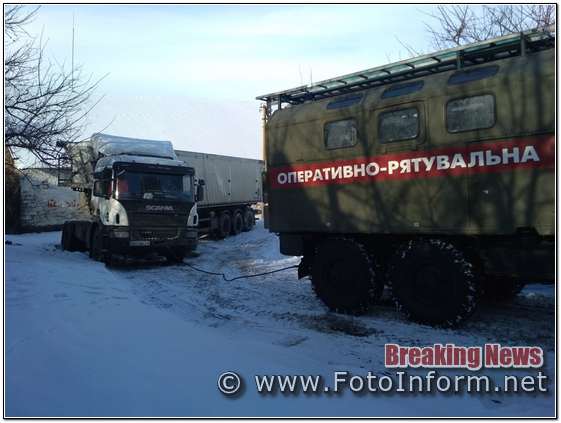 На автошляхах Кіровоградщини, 19 разів надавали допомогу, водіям (ФОТО)