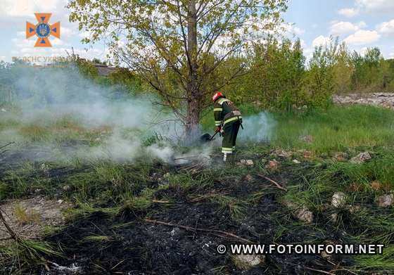 Рятувальні підрозділи Кіровоградського гарнізону загасили п’ять пожеж