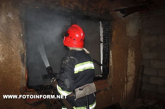 24 лютого о 02:54 до Служби порятунку «101» надійшло повідомлення про пожежу у недобудованому житловому будинку по провулку Крилова у м.Кіровограді. 