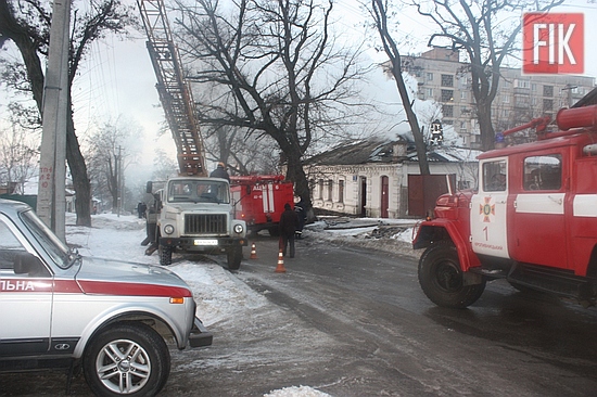 22 січня о 06:01 до Служби порятунку «101» надійшло повідомлення про пожежу одноповерхової будівлі, що не експлуатується, на вул. Вокзальній в м. Кропивницький. 