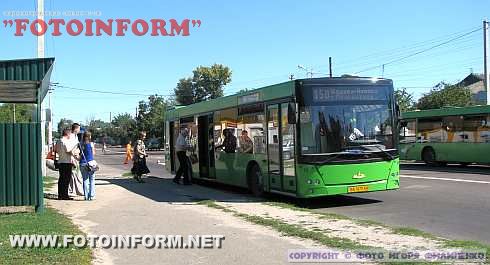 Движение общественного транспорта в Кировограде находится под контролем (фото)
