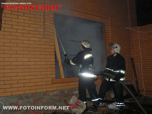 МНС: У Кіровограді ліквідовано пожежу на площі 200 кв метрів (ФОТО)