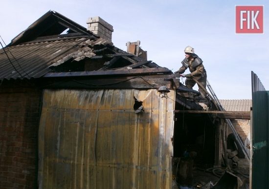 5 березня о 12:47 до Служби порятунку «101» надійшло повідомлення про пожежу на території приватного домоволодіння на вул. П. Біби в м. Новомиргород.