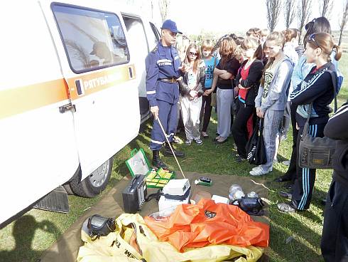 Рятувальники провели заняття зі студентами кіровоградських ВУЗів (ФОТО)