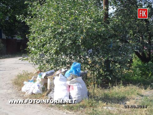 В Кировоград перестали вывозить мусор ? (фото)