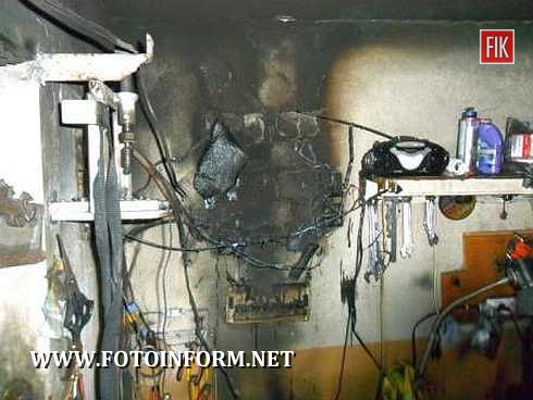Долинська: ліквідовано пожежу у гаражі (ФОТО)
