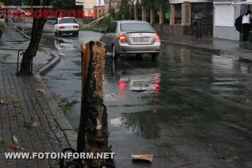Кировоград: ураган с градом крушил все вокруг (ФОТО)