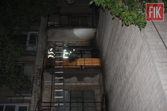 6 червня о 02:58 до Служби порятунку «101» надійшло повідомлення про пожежу на балконі 5-поверхового житлового будинку на вул. Пацаєва в обласному центрі.