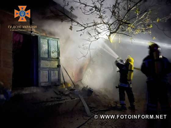 За добу, що минула, пожежно-рятувальні підрозділи Кіровоградської області загасили дві пожежі різного характеру.