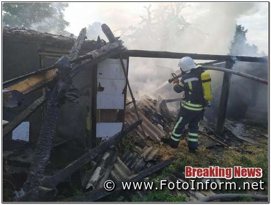 Вогнеборці Кіровоградщини загасили 2 пожежі