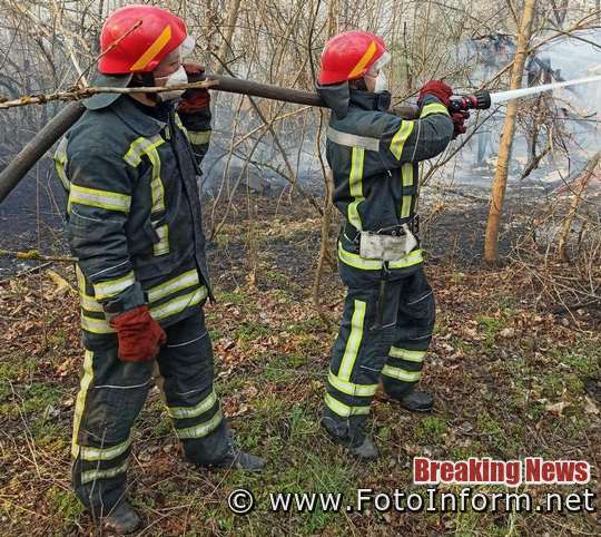 Рятувальники Кіровоградщині продовжують надавати допомогу по гасінню лісових пожеж на Київщині