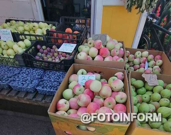 Скільки коштують яблука у Кропивницькому