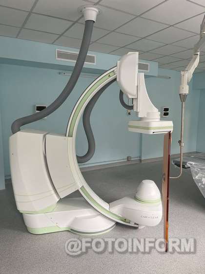 У Кіровоградській обласній лікарні змонтовано придбану МОЗ сучасну ангіографічну систему «Artis one».