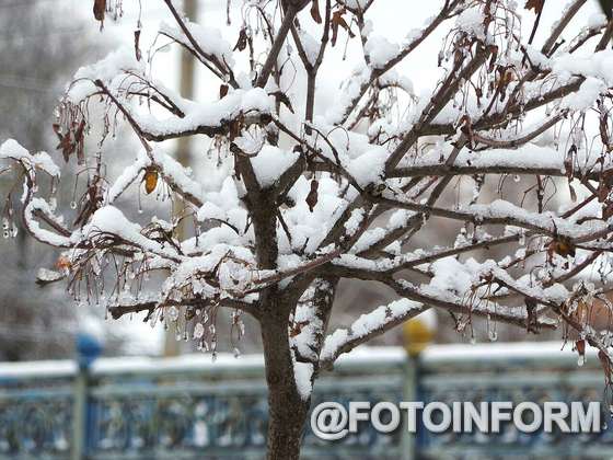 У Кропивницький прийшла зима (ФОТО)