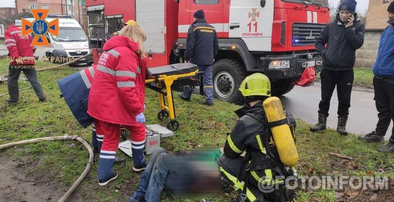 До Служби порятунку "101" надійшло повідомлення про пожежу на вул. Кременчуцькій м. Олександрія.