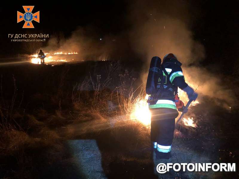 На Кіровоградщині за добу, що минула, виникло 37 пожеж