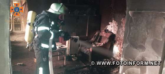 На Кіровоградщині під час пожежі у своєму домі загинув чоловік